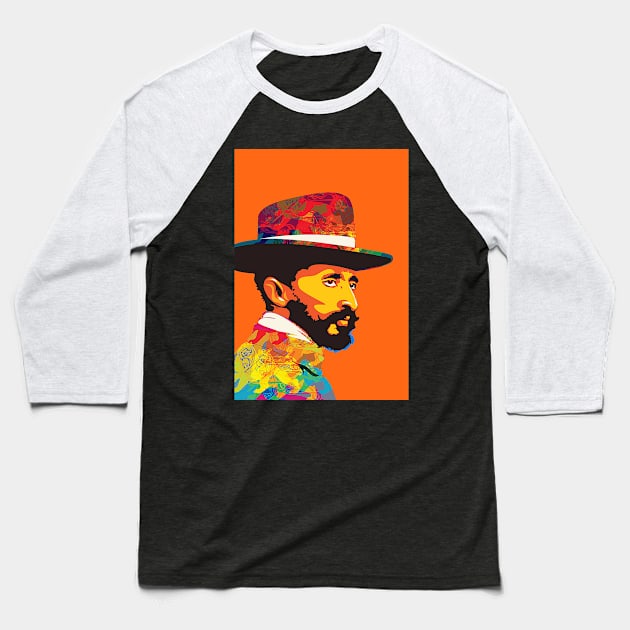 The Old Beard Man Baseball T-Shirt by evebooth